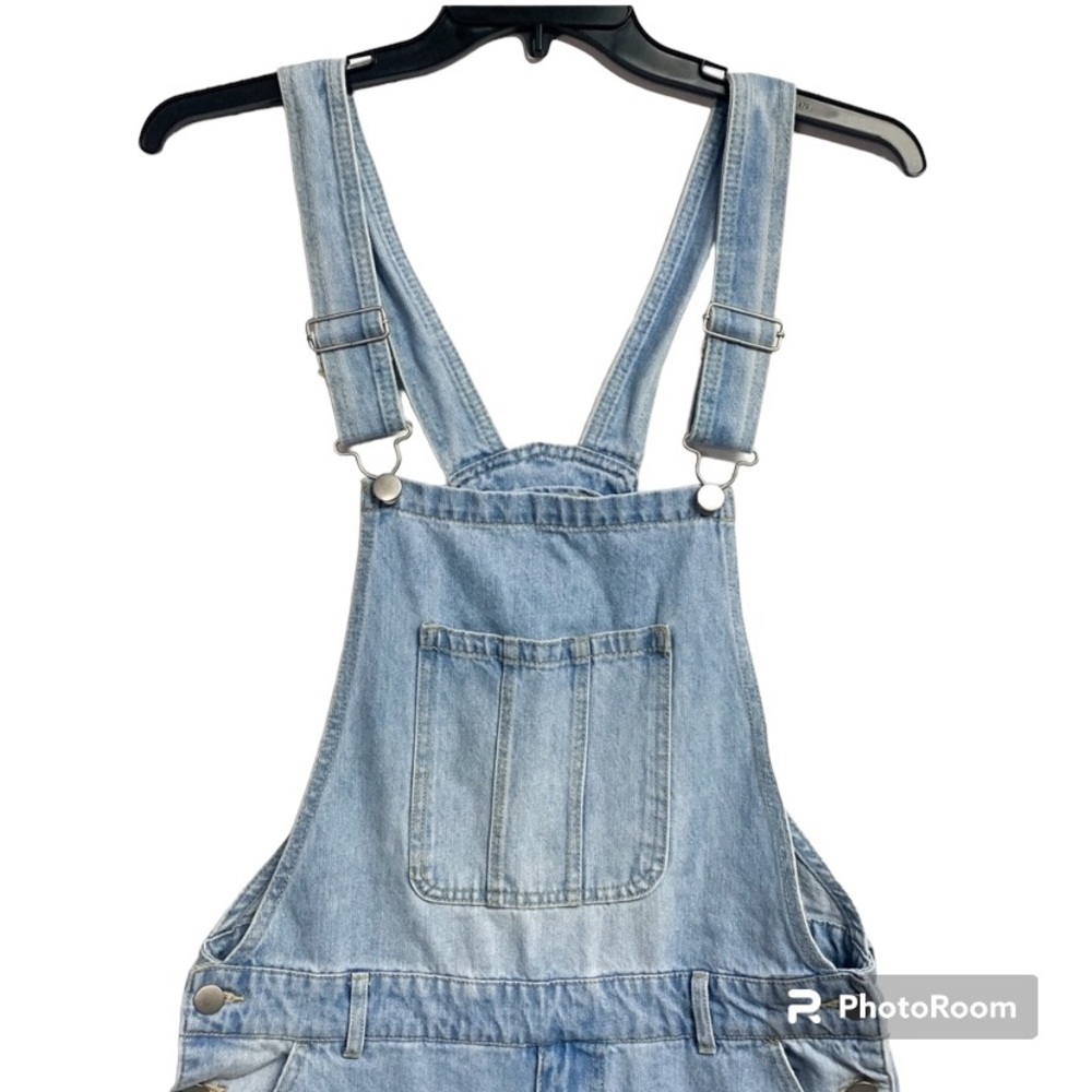 Menโs Forever 21 Denim Overalls - Picture 2 of 9